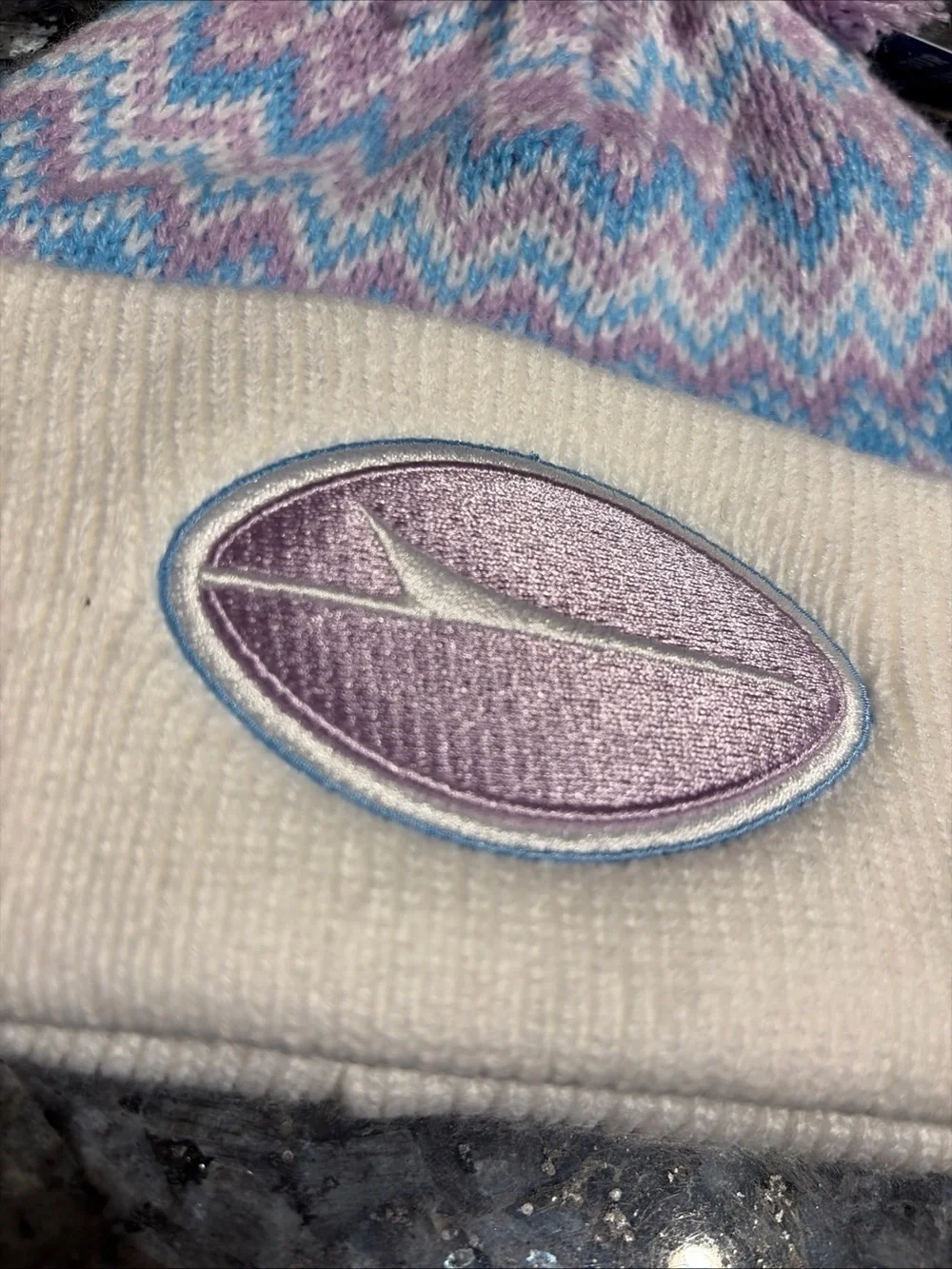 ‘47 NFL New York Jets Youth Girls Beanie Toboggan Winter Hat Cap Purple NWT